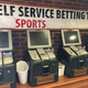 The self-service betting kiosks at Delaware Park were not up and running yet.